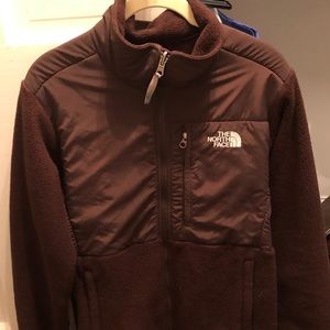North Face Denali Fleece Jacket, W Sz M, brown